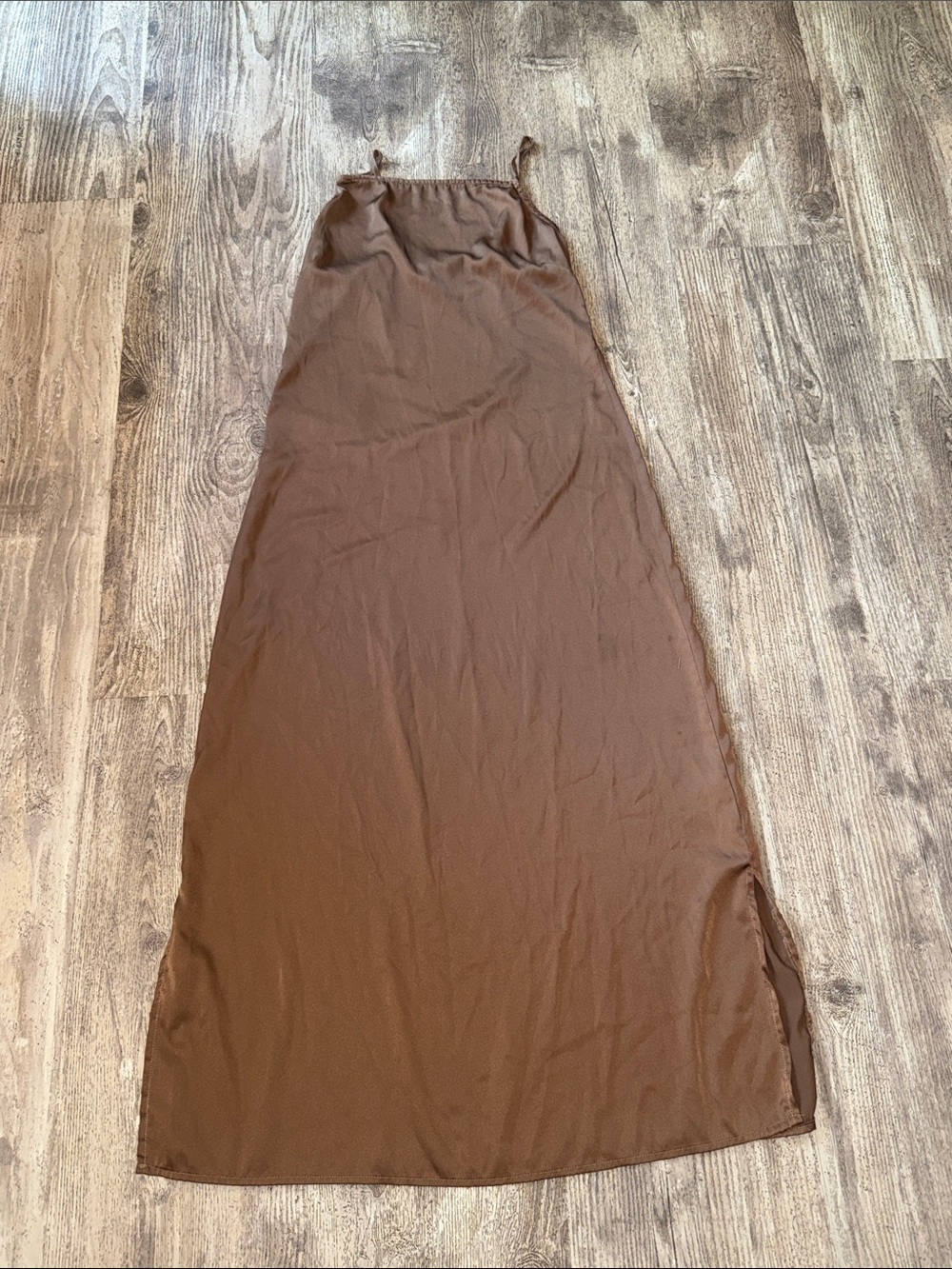 Streetwear Society Brown Maxi Dress